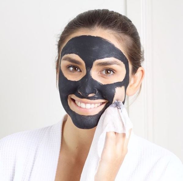 Charcoal face mask blackout mask